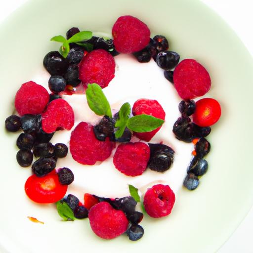 Berry Bliss: Nutty greek Yogurt Bowl for Healthy Energy