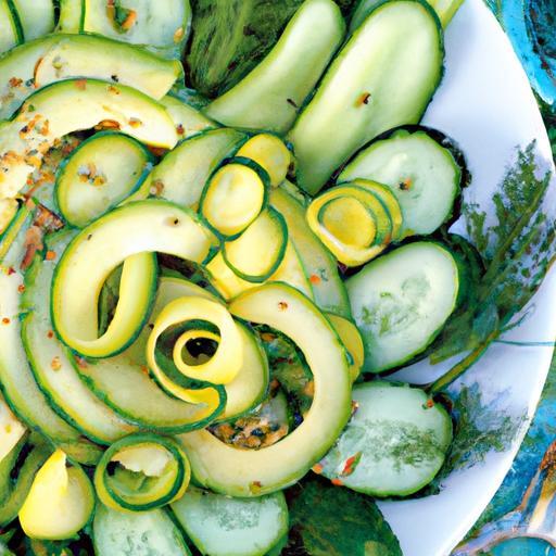Refreshing Cucumber and Avocado Salad: A Nutritious Delight