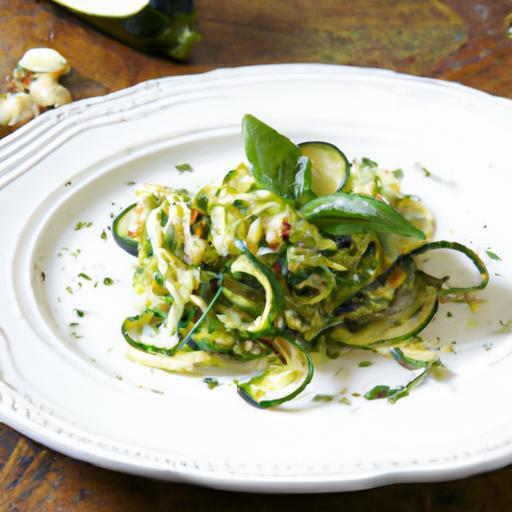 Zucchini Noodles with Pesto: A Fresh Twist on Classic Flavor