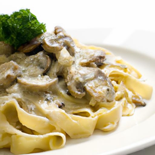 Savor ​Fresh‌ Tagliatelle with ‌Creamy⁢ Mushroom⁣ Sauce Delight