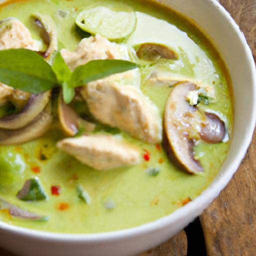 Savor the Exotic Flavors of Thai Green Chicken Curry delight