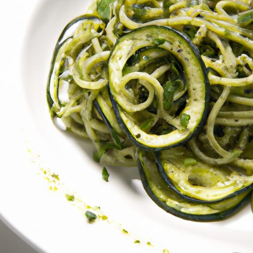 Zucchini Noodles ⁣with Pesto: ‌A‍ Fresh Twist on Classic Flavor