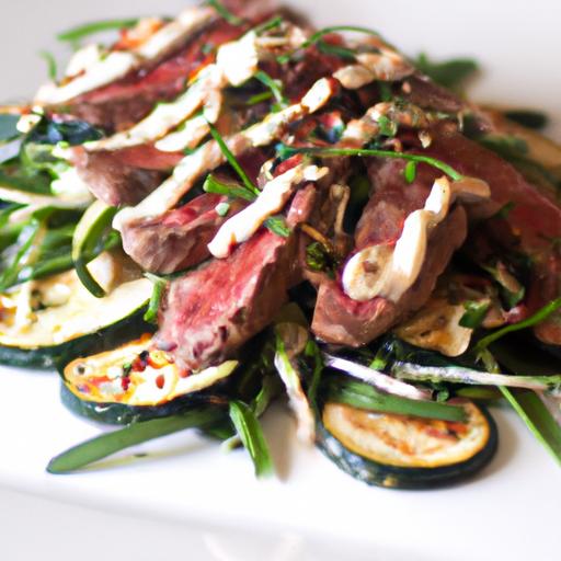 Savor garlic Butter Steak Bites with Zucchini Bliss