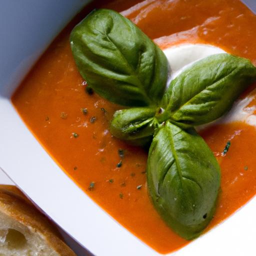 Velvety Tomato Basil Soup with a Creamy Twist