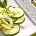 Refreshing Cucumbers Meet Zesty Lemon Dressing Delight