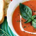 Velvety Tomato Basil Soup with a Creamy Twist