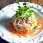 Layered Flavors: The Art of Composed Rice Salad Bliss