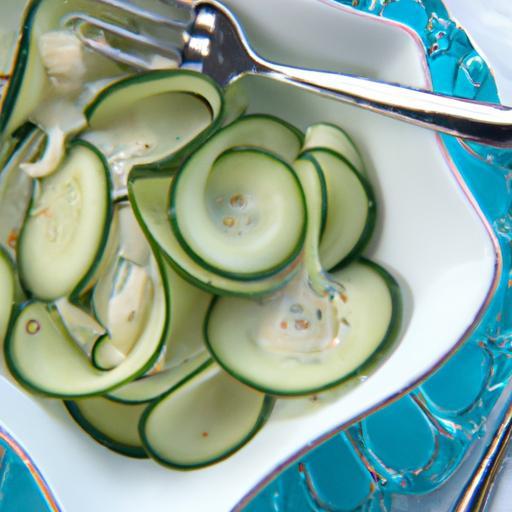 Refreshing Creamy Cucumber Salad: A Deliciously Cool Twist