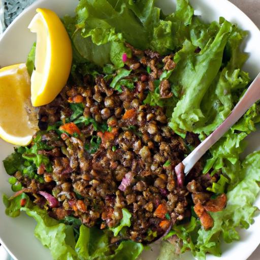 Brighten Your Plate: Delicious Lentil Salad with Vinaigrette