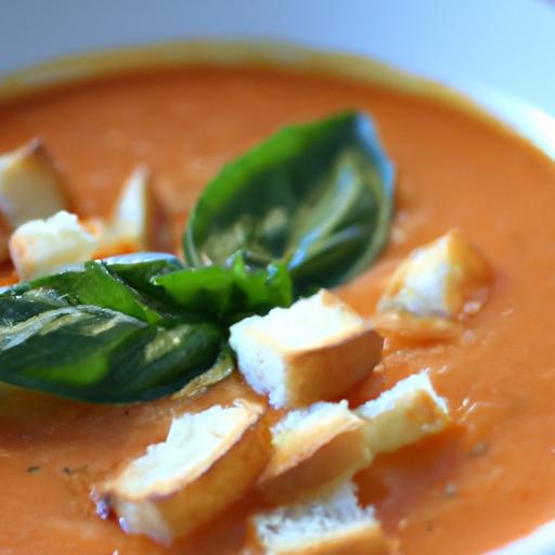 Savor the Flavor: Creamy Tomato Basil Soup Delight