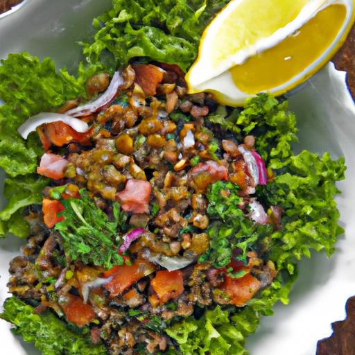 Brighten Your Plate: Delicious Lentil Salad with Vinaigrette