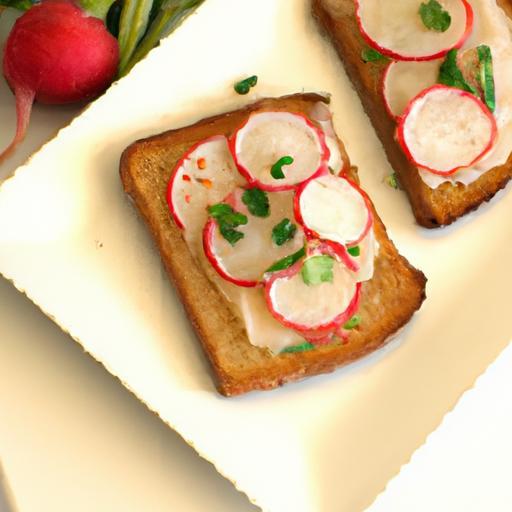 Cream Cheese & Radish Toast: A Crunchy, Creamy Delight