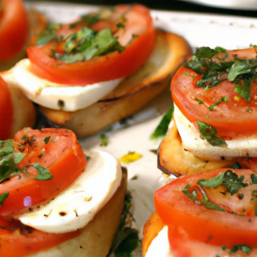Fresh Flavors: The Art of Tomato Mozzarella Bruschetta