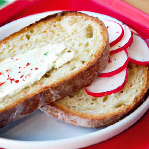 Cream Cheese & Radish Toast: A Crunchy, Creamy Delight