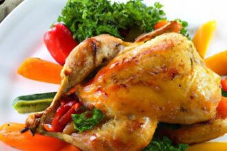 Golden Harmony: Mastering Roasted Chicken with Veggies