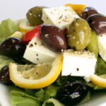 Zesty Greek Salad: Olives, Feta & Lemon Dressing Delight