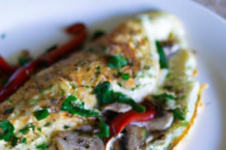Savory Keto Mushroom Omelet: Low-Carb Breakfast Delight