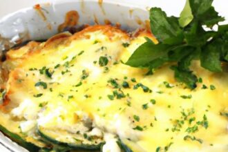 Golden Zucchini & Goat Cheese Gratin: A Savory Delight