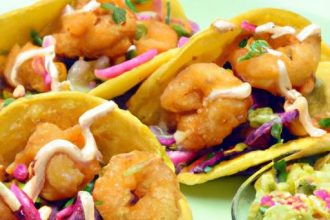 Crispy Air Fryer Bang Bang Shrimp Tacos: A Flavor Explosion