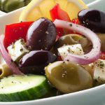 Zesty Greek Salad: Olives, Feta & Lemony Dressing Delight