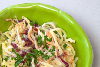 Crunchy Keto Coleslaw: A Low-Carb Twist on Classic Flavor