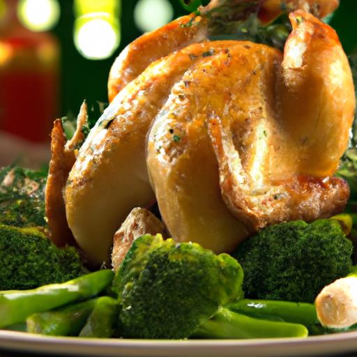 Golden⁢ Harmony: Mastering Roasted Chicken with ‍Veggies