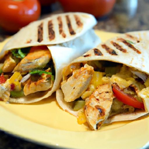 Melted Magic: How to Make Cheesy Garlic Chicken Wraps
