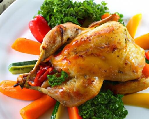 Golden Harmony: Mastering Roasted Chicken with Veggies