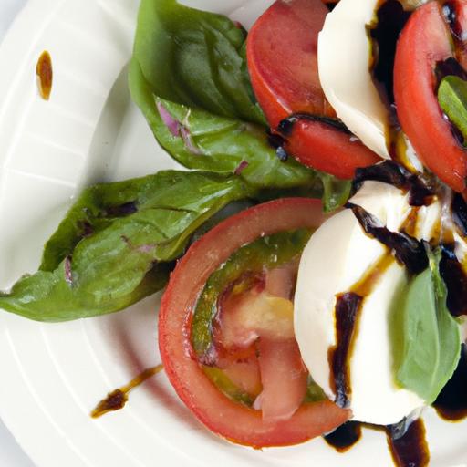 Fresh Caprese Salad with Balsamic Glaze: A Flavorful Twist