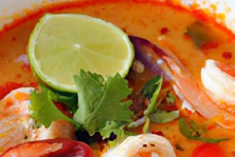 Tom Yum Soup with Shrimp: A Tangy Thai Delight Unveiled