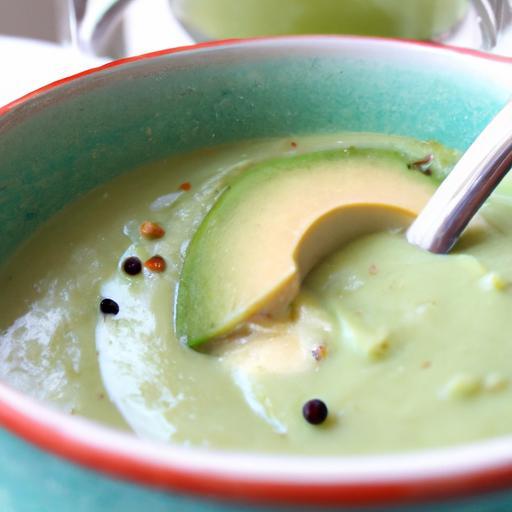 Chilled Avocado Soup: Creamy Refreshment for Hot Days