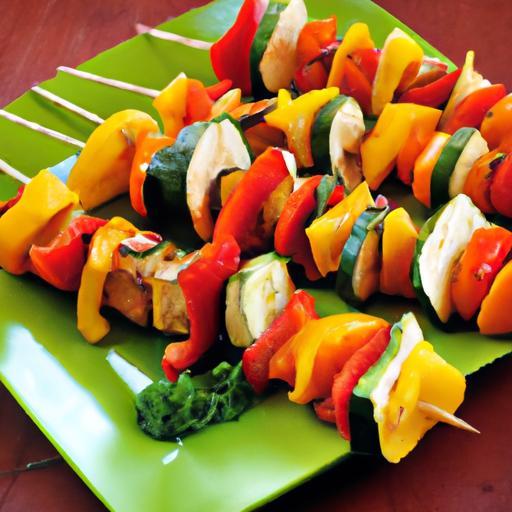 Sizzling Grilled Veggie Skewers: A Colorful Summer Treat