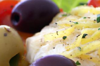 Mediterranean Cod with Tomatoes and Olives: A Flavorful Feast