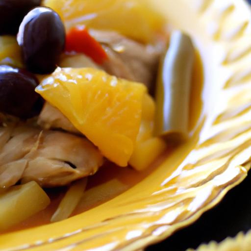 Zesty Chicken Tagine with Olives and Preserved Lemon Delight