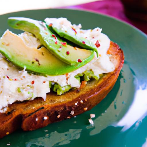 Creamy Twist: Avocado Toast Meets Cottage Cheese Delight