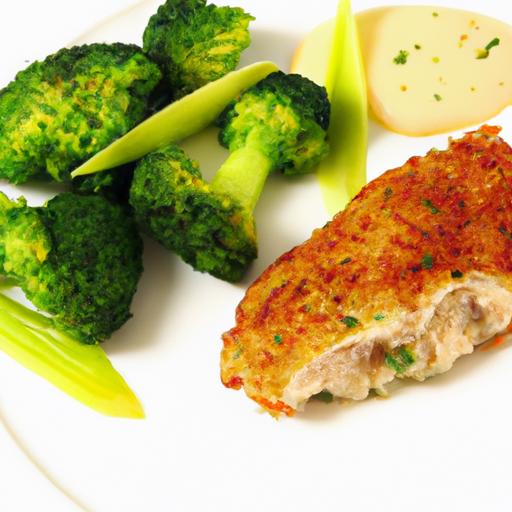 Turkey Cutlet Meets Broccoli Puree: A Flavorful Duo Delight
