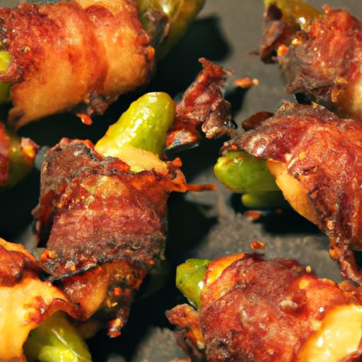 Sizzling Bacon-Wrapped Jalapeño‌ Poppers:⁣ A ‌Spicy Snack Twist
