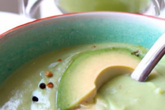 Chilled Avocado Soup: Creamy Refreshment for Hot Days