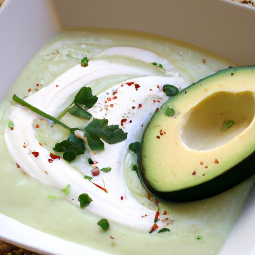 Chilled Avocado Soup: Creamy refreshment for Hot Days