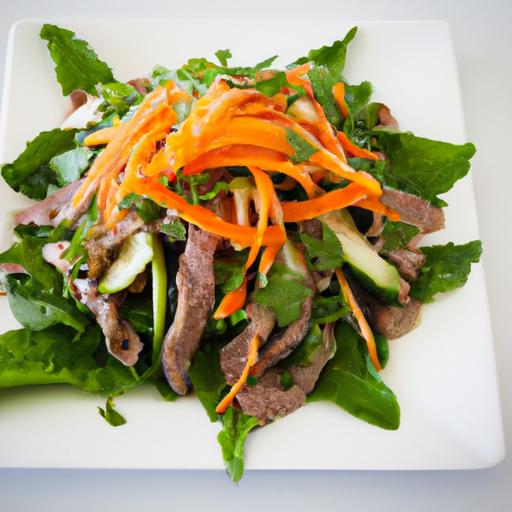 Thai Beef Salad: A Zesty Fusion of Fresh Flavors and Spice